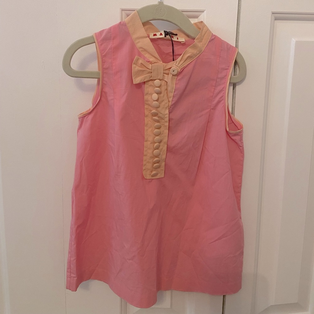 NWT Girls Marni brand designer top Size 4
